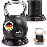 DH FitLife 7-in-1 Verstellbare Kettlebell Set 1,5-10kg 1 St