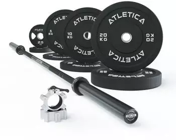 Atletica Langhantel Set Delta HighRep Tripple Black 75 kg (46350842)