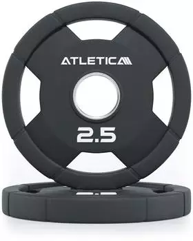 Atletica 4H Rubber Plates 2 x 2.5kg (54399638)