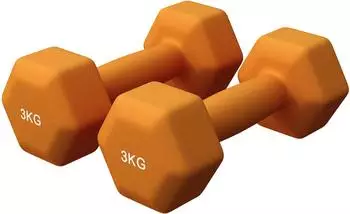 Gorilla Sports Kurzhantel-Set 2x3kg (63125985) orange