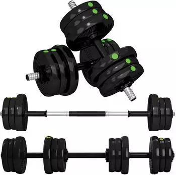 Sport Now Kurzhantel 2-in-1 20 kg (A91-318V01GN) grün