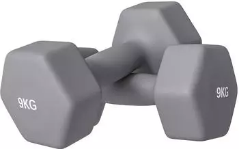 Sport Now Kurzhantel-Set 2x9kg (A91-315V08GY) grau