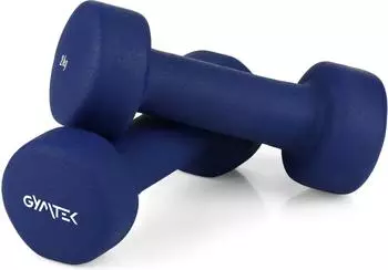 Gymtek Kurzhantel-Set 2x 2kg (V363995) blau