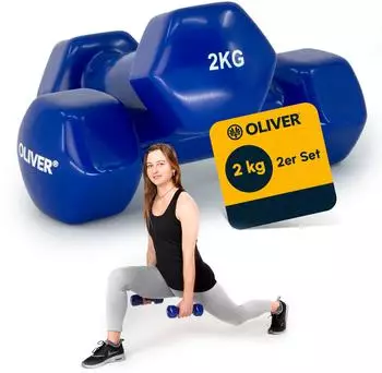 Oliver Fitness-Hantel (170200034) blau