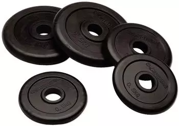 Sport-Thieme Gummierte Hantelscheibe 2,5 Kg