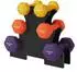 Songmics Kurzhantel-Set Hexagon mit Hantelständer, 3 Paar, Neopren (SYL69BK)