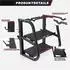Gorilla Sports Hantelständer multifunktional, Stahl, schwarz, bis 300kg (101313-00019-0001)