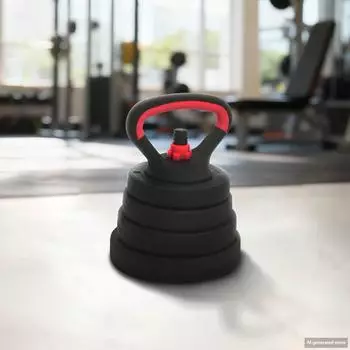 vidaXL 4-in-1 Hantelset Kurzhantel, Langhantel & Kettlebell 30kg