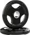 Sport Now Tri-Grip Olympiascheiben 2x5kg, gummiert, schwarz (A91-253V00BK)