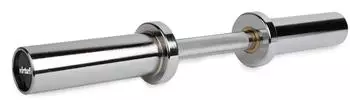 virtufit Olympische Kurzhantelstange 50mm, Chrom, mit Federclips (VF02111)