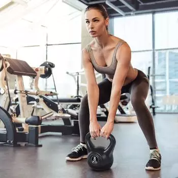 HomCom Kettlebell 8kg, sandbefüllt (A91-076)