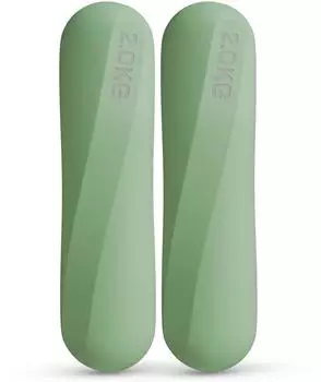 Neolymp Pilates Hanteln 2er Set, Silikon, 2kg, grün (NEOLYMP_PLH210)