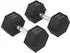HomCom Hexagon Kurzhantel-Set Gusseisen 2x17,5kg (A91-022V01BK)