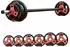 Sport Now Langhantel-Set 20kg, 6 Hantelscheiben, rutschfester Griff (A91-259V00BK)