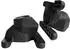 Gorilla Sports Easy Click Hantelverschluss 30/31mm, Kunststoff, schwarz (2er-Set)