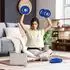 Sport Now Hantelscheiben 2er-Set 2x5kg, Ø30mm Bohrung, blau