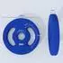 Sport Now Hantelscheiben 2er-Set 2x5kg, Ø30mm Bohrung, blau