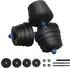 vidaXL 2-in-1 Kurzhantel & Langhantel Set 30kg, schwarz/blau (42023466)