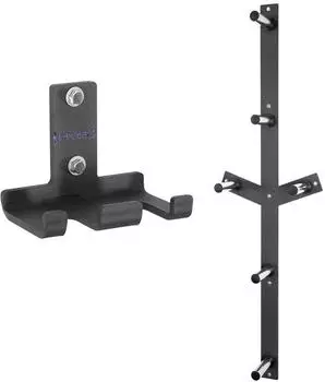 HMS Fitness Wandhalter-Set STR28 Stangenhalter + STR29 Gewichtsscheibenhalter (17-62-131)