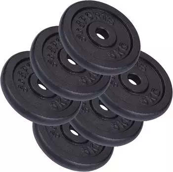 ScSPORTS Hantelscheiben-Set Gusseisen Ø30mm (10000106)