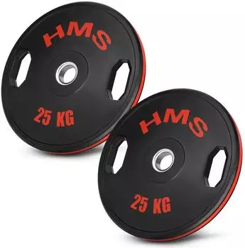 Rosfix TOG25 Olympische Hantelscheibe gummiert 2x25kg (17-61-120)