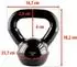 HMS Fitness KNV Kettlebell Gusseisen 6kg schwarz (17-64-61)