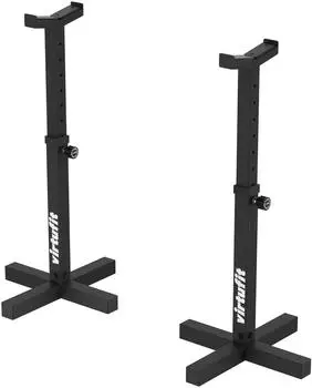 virtufit Spotter Catchers Hantelst&auml;nder, schwarz, 50x50x95cm (VF02127)