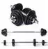 Tunturi Langhantel & Kurzhantel-Set 2-in-1, Gusseisen, 20kg, 30mm (14TUSCL452)