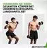 Tunturi Langhantel & Kurzhantel-Set 2-in-1, Gusseisen, 20kg, 30mm (14TUSCL452)