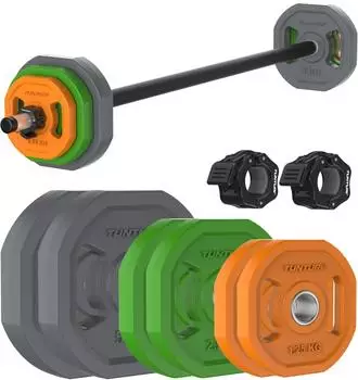 Tunturi Aerobic Pump Gewichteset 20kg, 6 Scheiben, Gummibeschichtung (14TUSCL456)