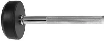 Rosfix GSG25 Hantelstange Gummi 117,5cm/30mm silber (17-58-007)