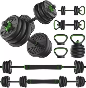 Tunturi Vinyl Hantel- und Kurzhantelset 20kg (14TUSCL454)