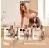 KM Fit Kurzhanteln verstellbar 2er-Set, 1,5–12,5kg, 11 Stufen, Gusseisen