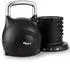 KM Fit Kettlebell verstellbar 2-20kg, 7 Stufen, Stahlgriff (KM-HE-KS20)