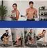 Relaxdays Kurzhanteln verstellbar bis 5kg, EPE-Griff, 2er-Set
