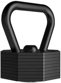 Tunturi Rapid verstellbare Kettlebell 3,5–19,5kg Stahl (TUBUN00035)