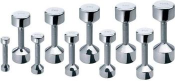 Sport-Tec Kurzhantel Chrom massiv 10 kg