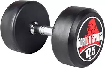 Gorilla Sports Rundhantel 17,5 kg
