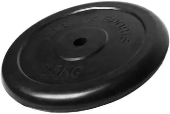 Gorilla Sports 25 kg Gummi Hantelscheibe