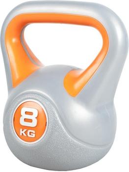 Gorilla Sports Kettlebell 8 kg STYLISH Kunststoff