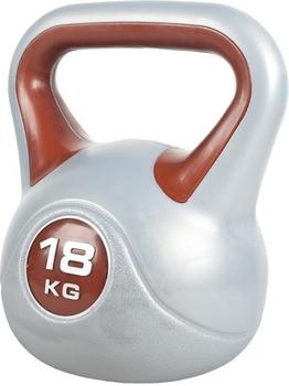 Gorilla Sports Kettlebell 18 kg STYLISH Kunststoff