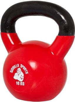 Gorilla Sports Kettlebell Vinyl 16 kg