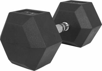 Gorilla Sports Hexagon Kurzhantel Gummi 32,5 kg