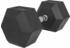 Gorilla Sports Hexagon Gummi Studio Hantel 2-50 KG