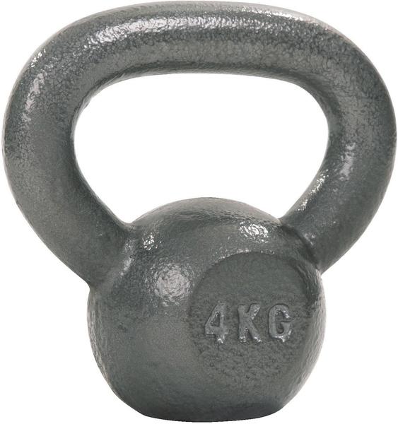 Sport-Thieme Kettlebell Hammerschlag, lackiert, Grau 4 kg