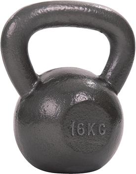 Sport-Thieme Kettlebell Hammerschlag, lackiert, Grau 16 kg