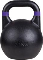 Sport-Thieme Kettlebell "Competition", 20 kg, Lila - Schwarz