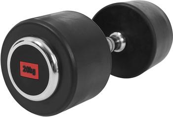 Gorilla Sports Kurzhantel Profi Gummi 20 kg