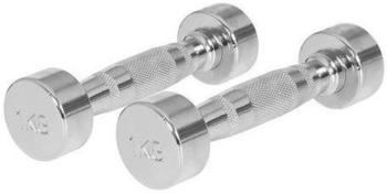 Gorilla Sports Kurzhantel Chrom 4 kg - 2 x 2 kg