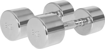 Gorilla Sports Kurzhantel Chrom 18 kg - 2 x 9 kg
